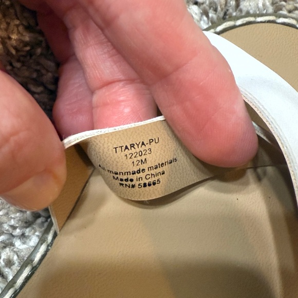 White Strappy Sandals for little girls (Tucker + Tate) - Picture 8 of 8